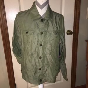 $118 | NWT | TAHARI | snap button shirt jacket